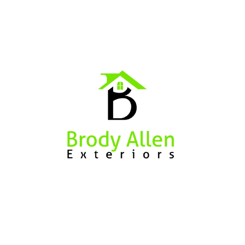 Roofing company logo