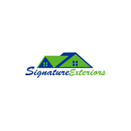 Roofing company logo